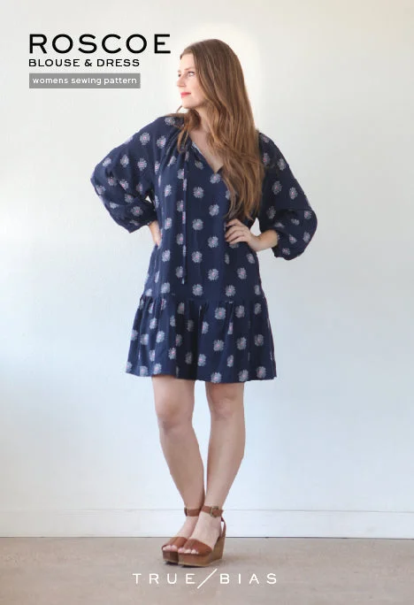 Roscoe Dress / Blouse - Sewing Pattern | True Bias Everyday Stylish Blouse