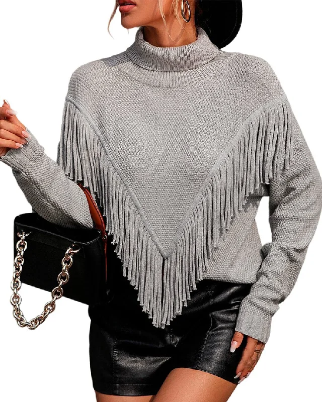 Luna Tuccini Sweater Toggled Drawstring Belted