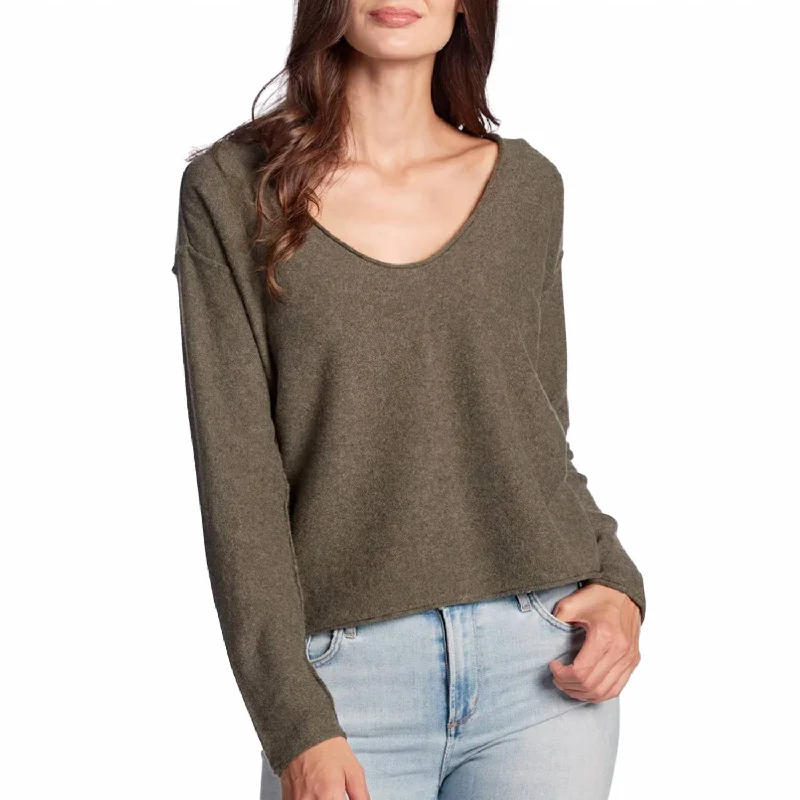 The Nora Sweater In Military Anti-Pilling Anti-Shrink Durable