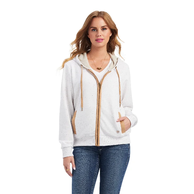 Desert View Full Zip Sweatshirt Hoodie with Tie-Dye Psychedelic Retro