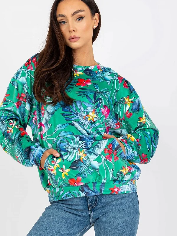 Sweatshirt Rue Paris Oversized Hoodie Comfort Casual
