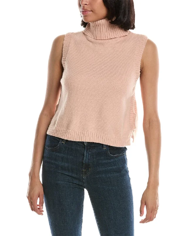 Bishop + Young Libra Crop Wool-Blend Sweater Oversized Loose Flowy