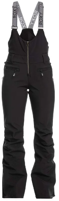 Roxy Women's Rideout Insulated Bib Pant 2024 Fashionable Tapered Leg Pants