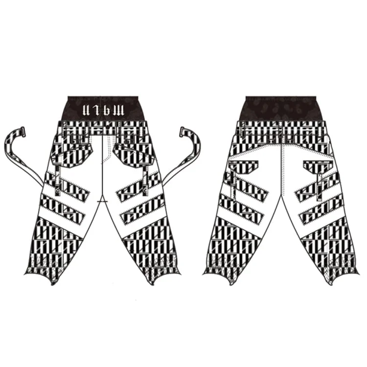 Marqleen NTR Snow Pants-SANCHINW (Japanese Brand) [Unisex] Trendy Printed Leggings