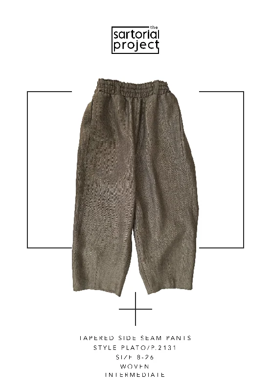 Plato pant P.2131 | PDF Sewing Pattern Soft Sweatpants Style