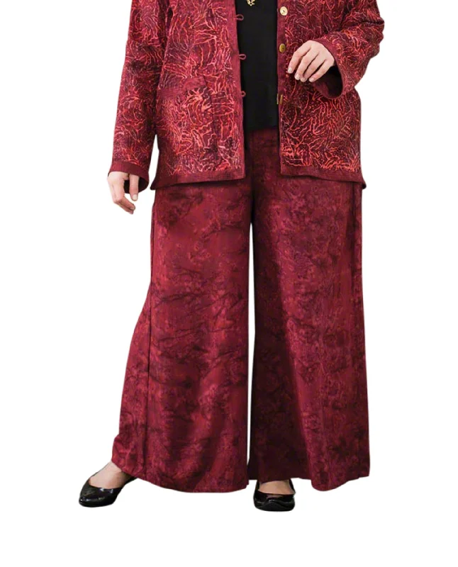 On The Plus Side Maggie Palazzo Plus Size Pants Modern Bootcut Pants