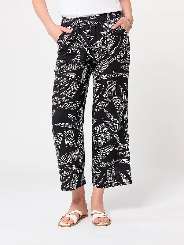 Tasia Short Length Pant Trendy Tapered Pants