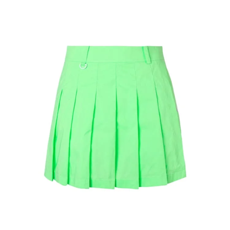 Barrel Fit Club Culotte Pants-GREEN Casual Drawstring Pants