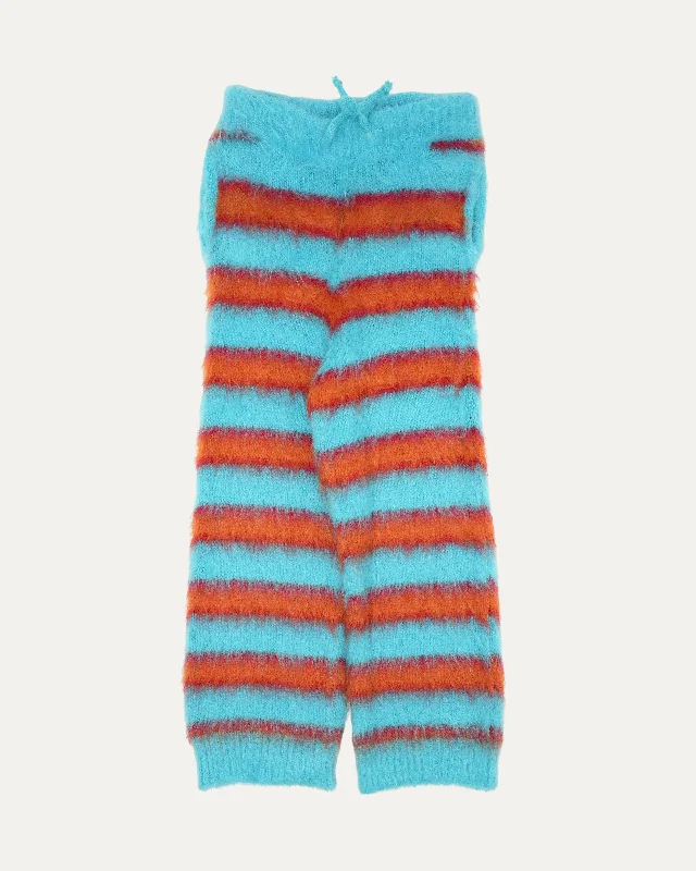 Fuzzy Wuzzy Brushed Mohair Pants Casual Wide Pants