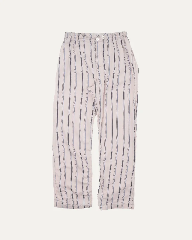 Striped Pajama Pants High-Waist Jeans