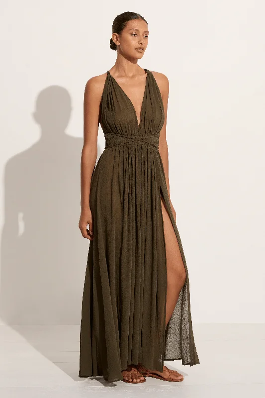Caravana Hera Maxi dress - Slate Comfortable T-Shirt Maxi Dress