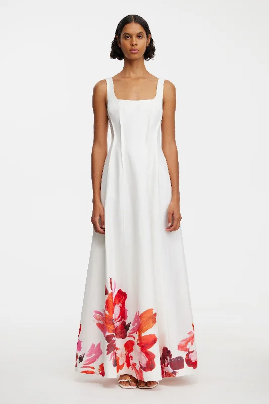 CHAPELHILL MAXI DRESS Fashionable Open-Back Maxi Dress