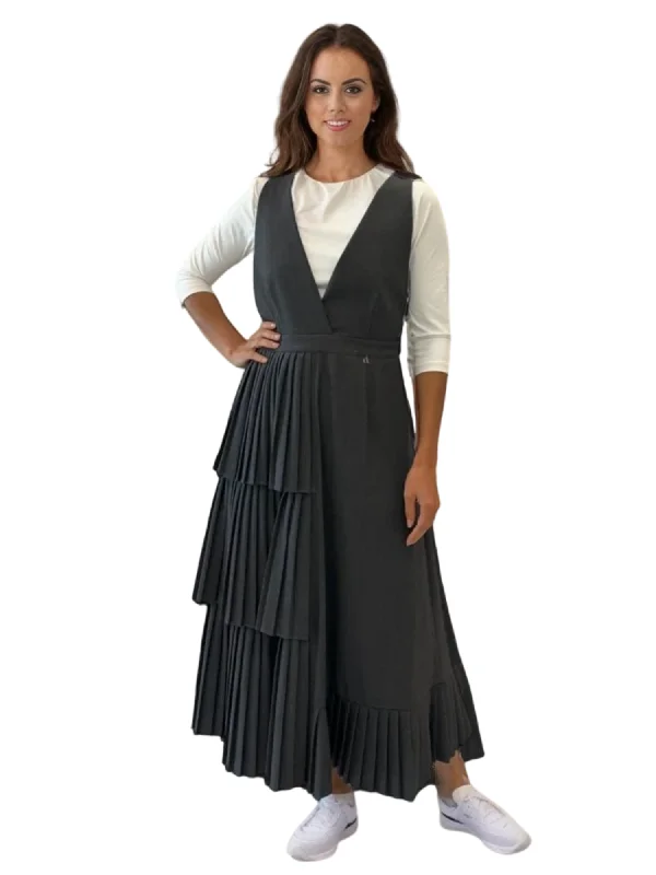Dixie Asymmetrical Maxi Dress Trendy Ruffled Maxi Dress