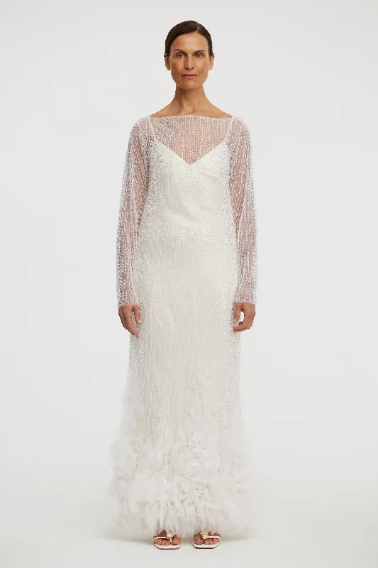 KENT MAXI DRESS Elegant Maxi Dress with Slit