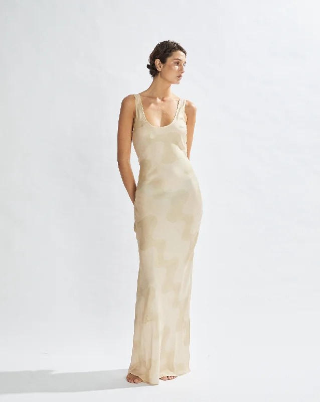 Margot Maxi Dress Mirage Stylish Maxi Dress with Pleats