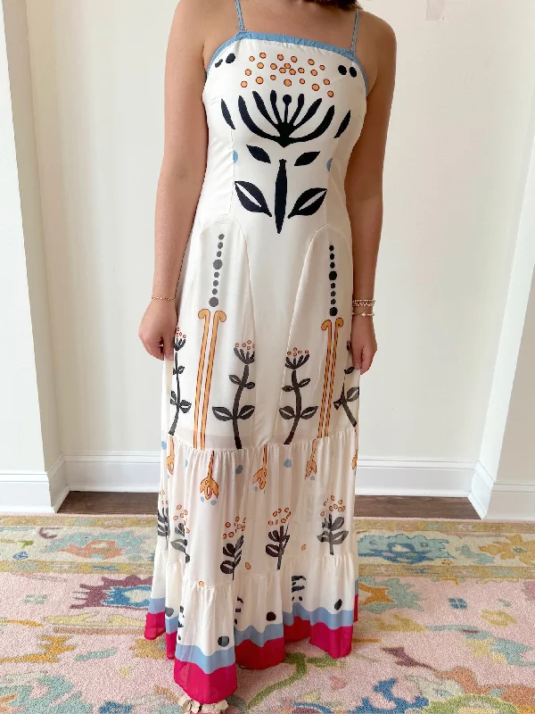 Cara Maxi Dress Stylish Maxi Dress with Pleats