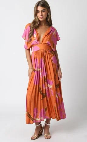 The Islands Deep V Maxi Dress Fashionable Maxi Dress with Fringe