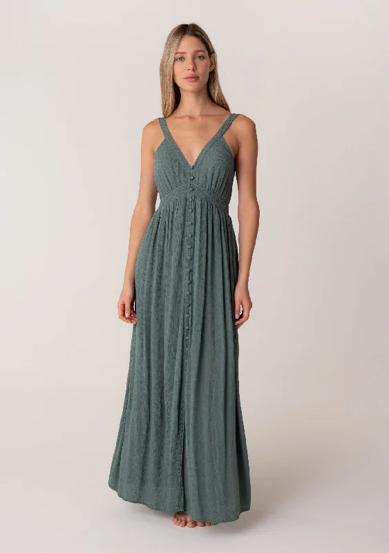 Vale Maxi Dress Elegant Velvet Maxi Dress