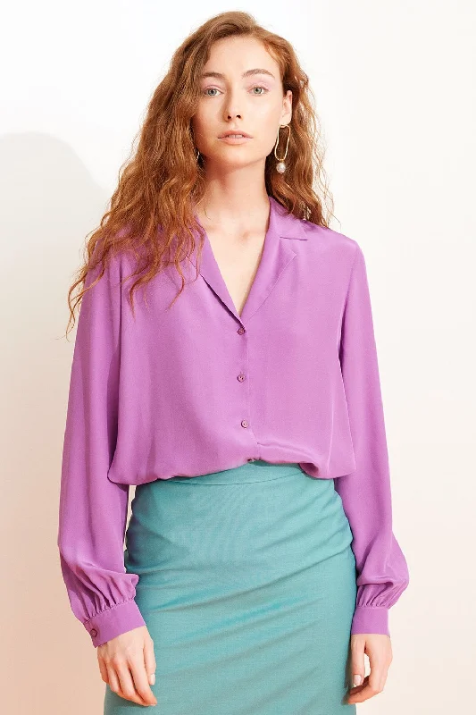 Angel Shirt Zippered Front Buttoned Front Snap Front