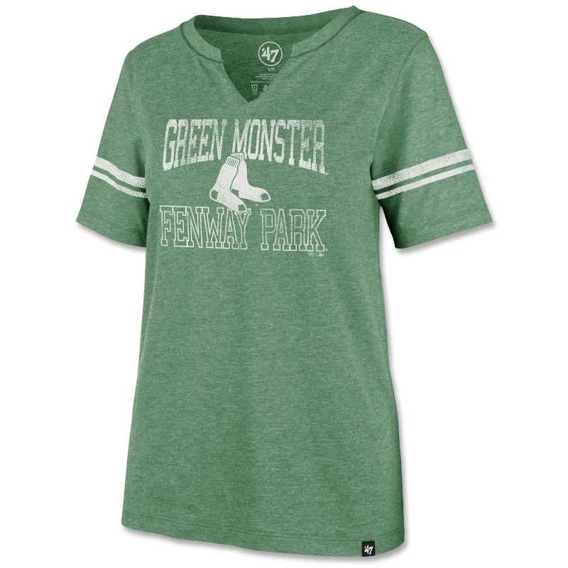 Ladies 47 Homefield Green Monster Tee Polka Dot Checkered Tartan
