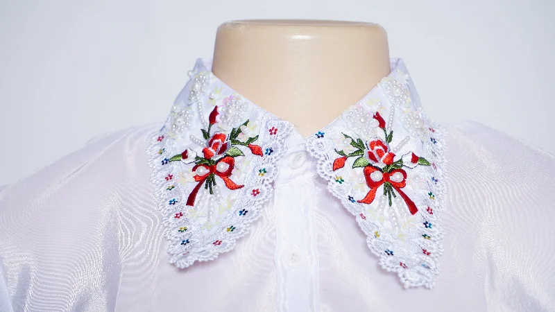 Women Collar Shirt (36") Anti-Pilling Machine Wash Handmade