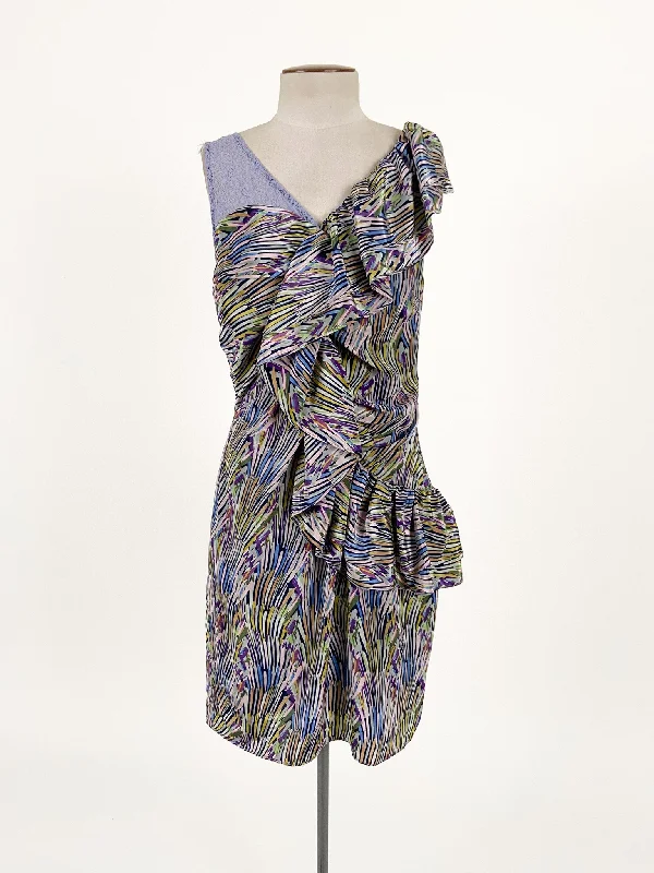 Amorette | Multicoloured Cocktail/Formal Dress | Size 10