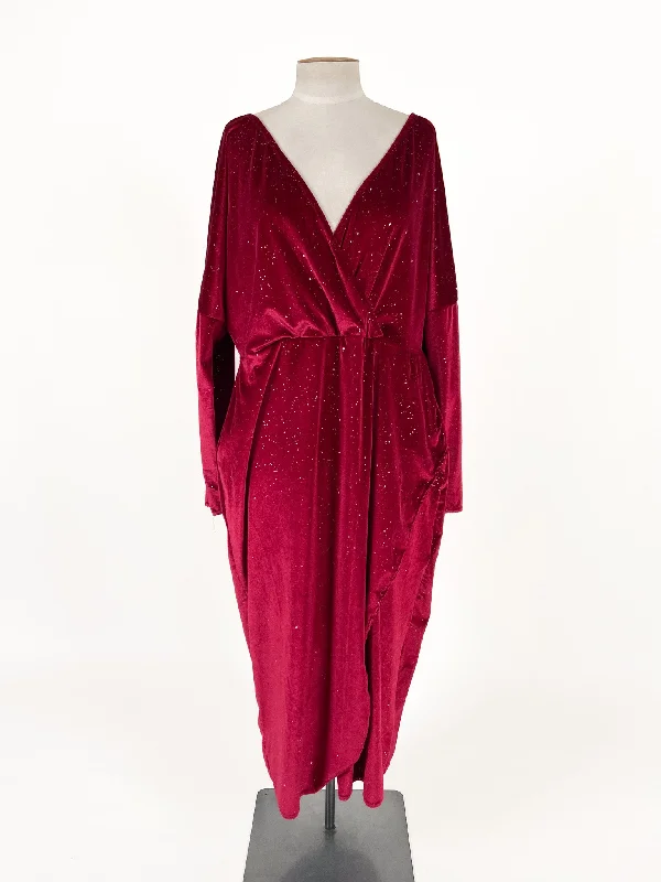 Boohoo | Red Cocktail/Formal Dress | Size 26