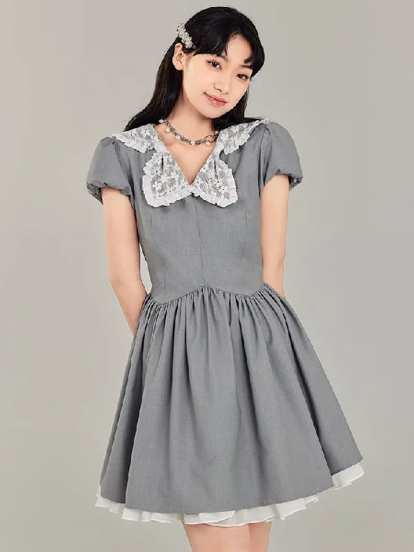 Dainty Bow Waist Dress