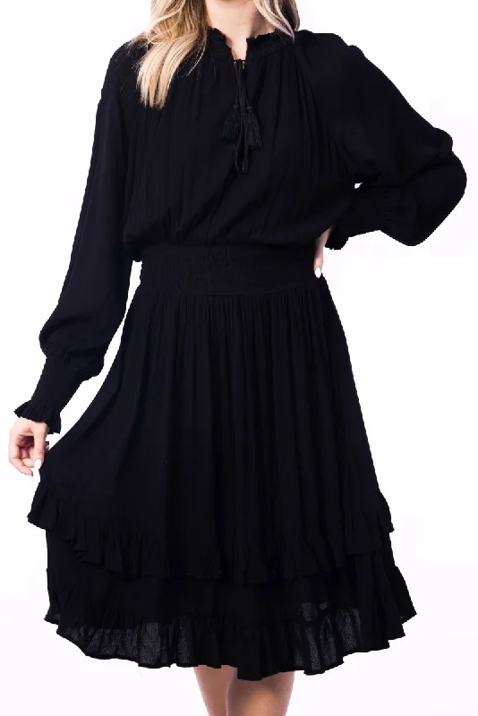 DITSY DRESS (Black) 36" & 40"