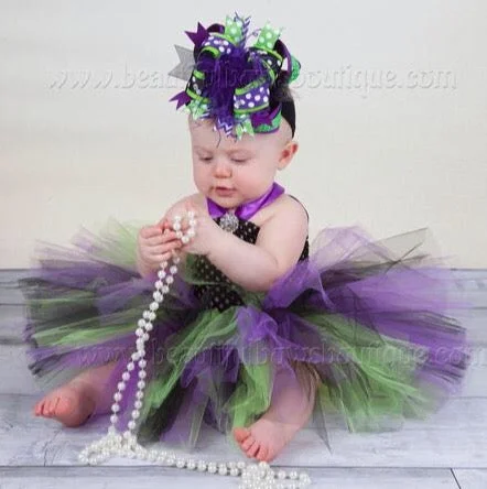 Witch Costume Tutu Dress Set Halloween Toddler