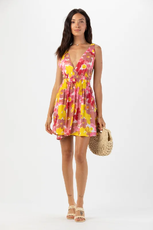 Hope Mini Dress Chic Pleated Mini Dress