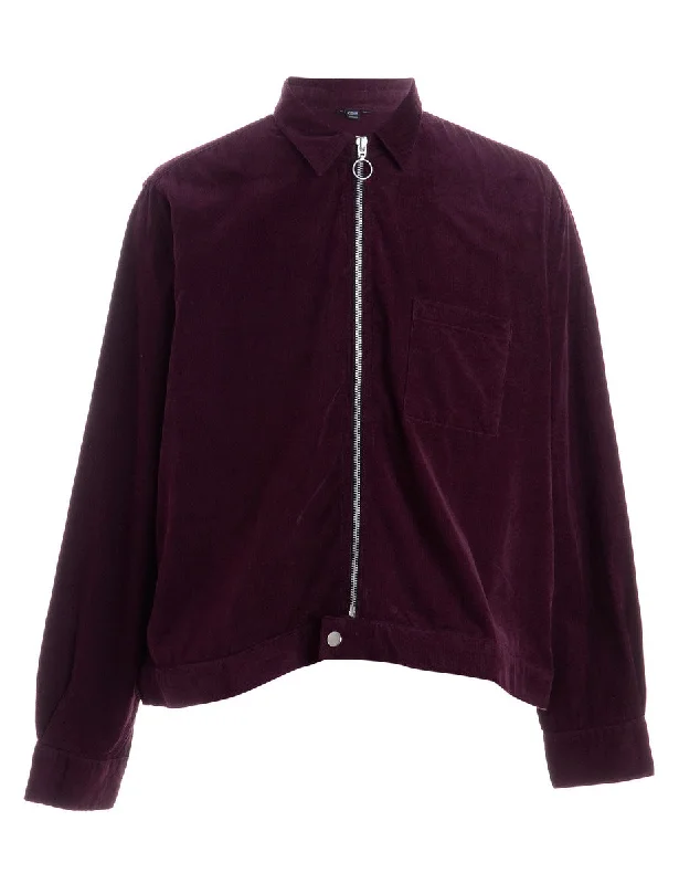 Label Corduroy Cropped Jacket Striped Jacket Polka Dot Jacket Floral Jacket