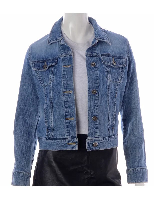 Label Cute But Psycho Denim Jacket Rayon Fabric Velvet Fabric Corduroy Fabric