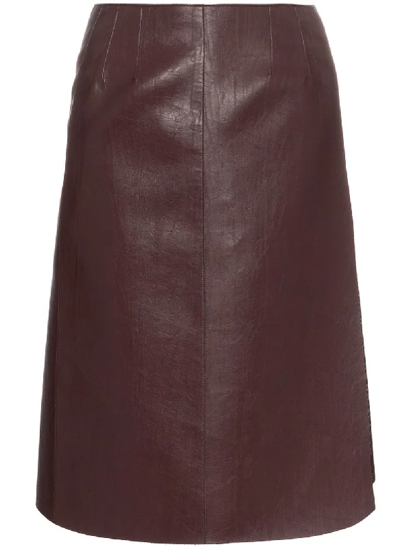 high waisted faux leather wrap skirt velvet skirt rich