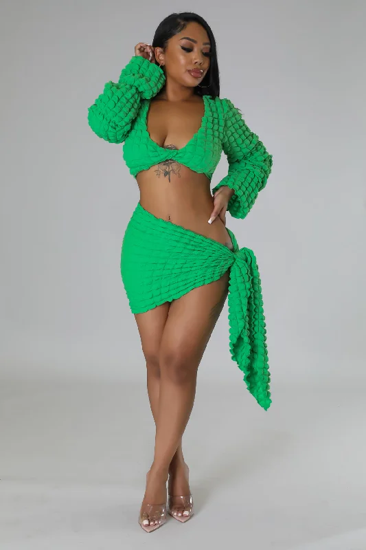 Bubbly Hours Skirt Set corduroy skirt cozy