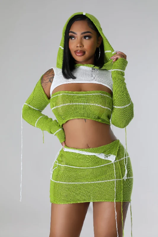 Do It For The Likes Skirt Set cashmere skirt rich