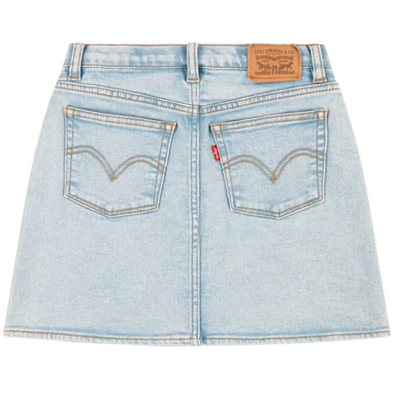 Levi's High Rise Denim Skirt Blue leather skirt sleek