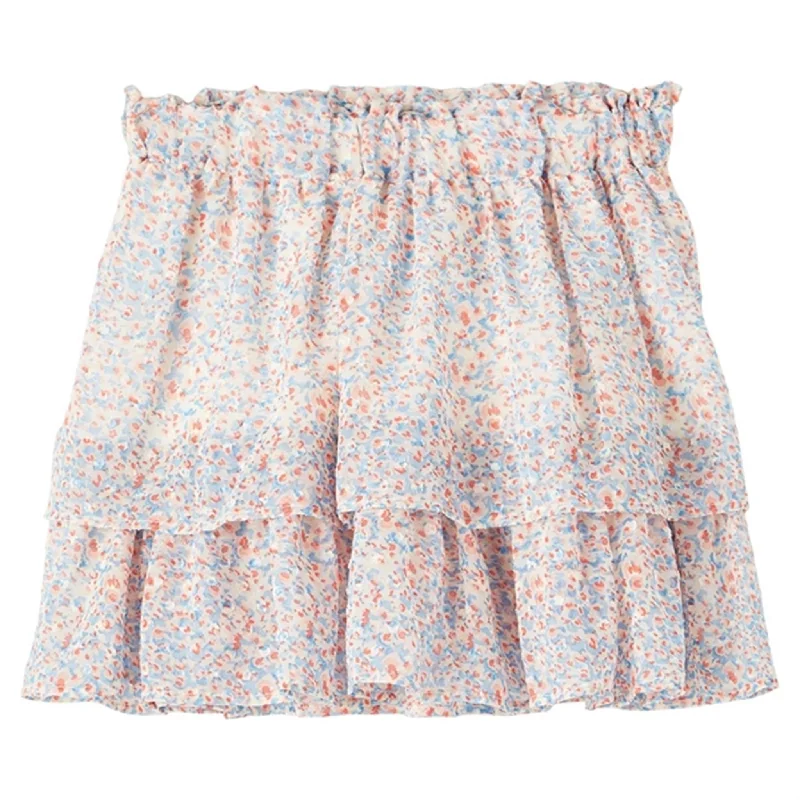 Name it Peach Nectar Fisilk Skirt a-line skirt cut
