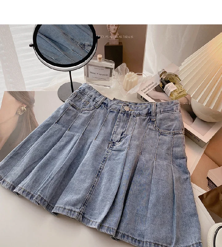 New Korean version of foreign style age reducing high waist A-line skirt 5640 velvet skirt luxury New Korean version of foreign style age reducing high waist A-line skirt 5640 velvet skirt luxury