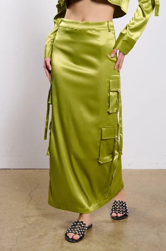 ON TIME MAXI SKIRT lightweight skirt design