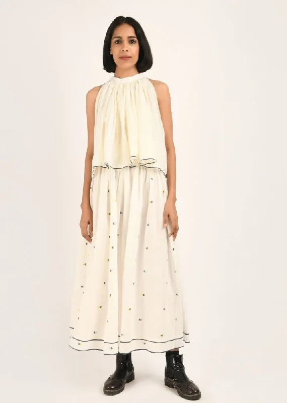 Taj Skirt button skirt front