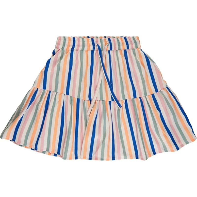 THE NEW Multi Stripe Goa Skirt wool skirt sturdy