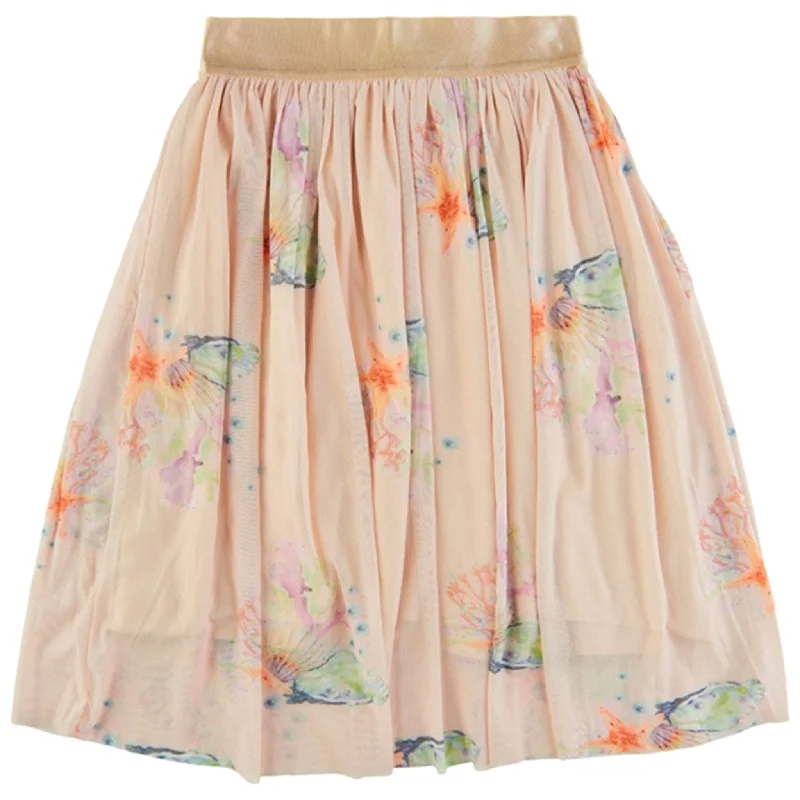 THE NEW White Swan Coral AOP Gigi Skirt chiffon skirt delicate