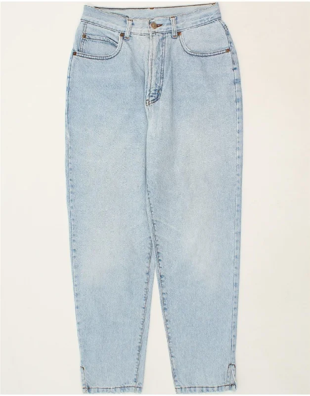 CARRERA Womens High Waist Tapered Jeans W29 L28 Blue Cotton Stylish Relaxed Fit Skinny Jeans CARRERA Womens High Waist Tapered Jeans W29 L28 Blue Cotton Stylish Relaxed Fit Skinny Jeans