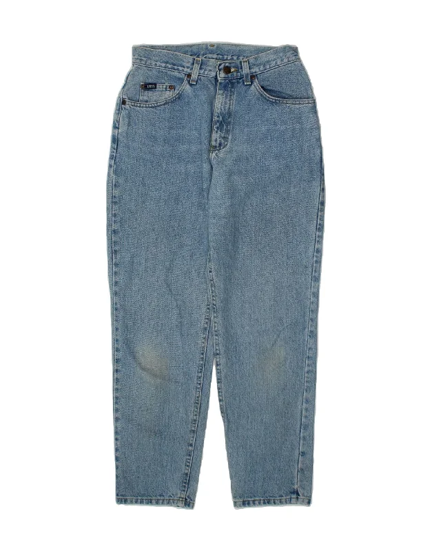 LEE Womens Petite High Waist Tapered Jeans US 10 Medium W28 L28 Blue Chic Double Waistband Jeans LEE Womens Petite High Waist Tapered Jeans US 10 Medium W28 L28 Blue Chic Double Waistband Jeans