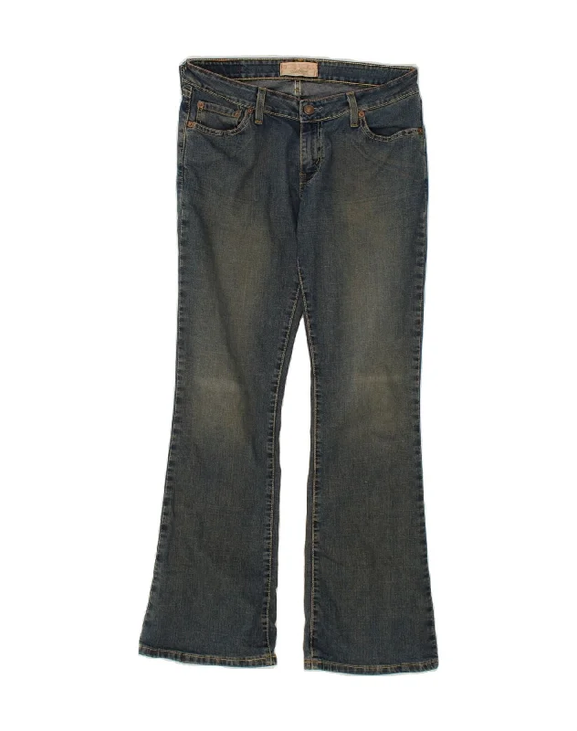 LEVI'S Womens Bootcut Jeans W32 L32 Navy Blue Cotton Casual Light Wash Jeans