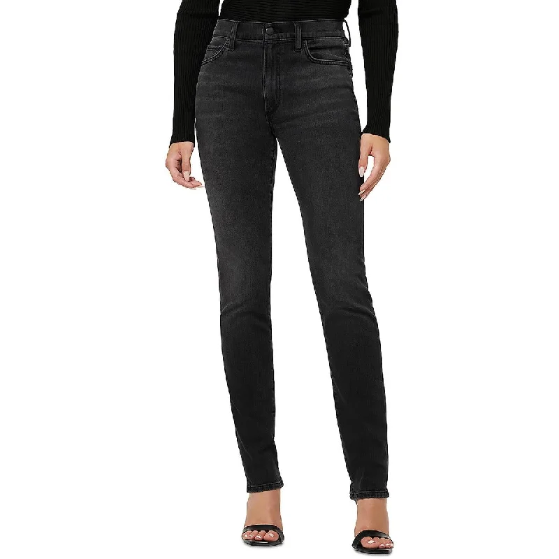 The Runway Womens High Rise Distressed Cigarette Jeans Stylish Tapered Fit Jeans