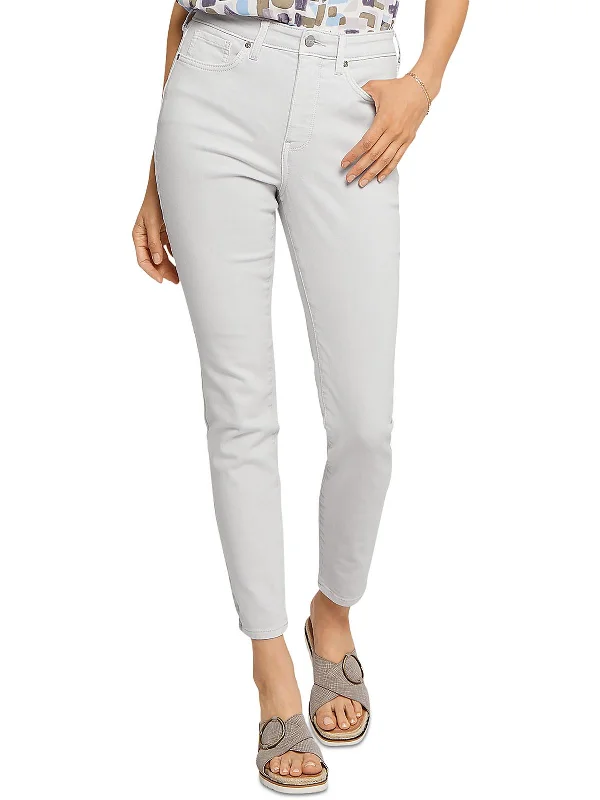 Womens Skinny Lift-Tuck Ankle Jeans Comfortable Boyfriend Jeans