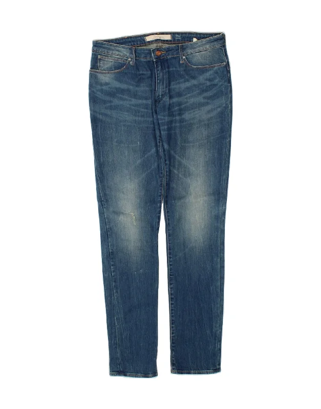 WRANGLER Womens Molly Skinny Jeans W32 L34 Blue Cotton Cozy Relaxed Fit Denim Jeans